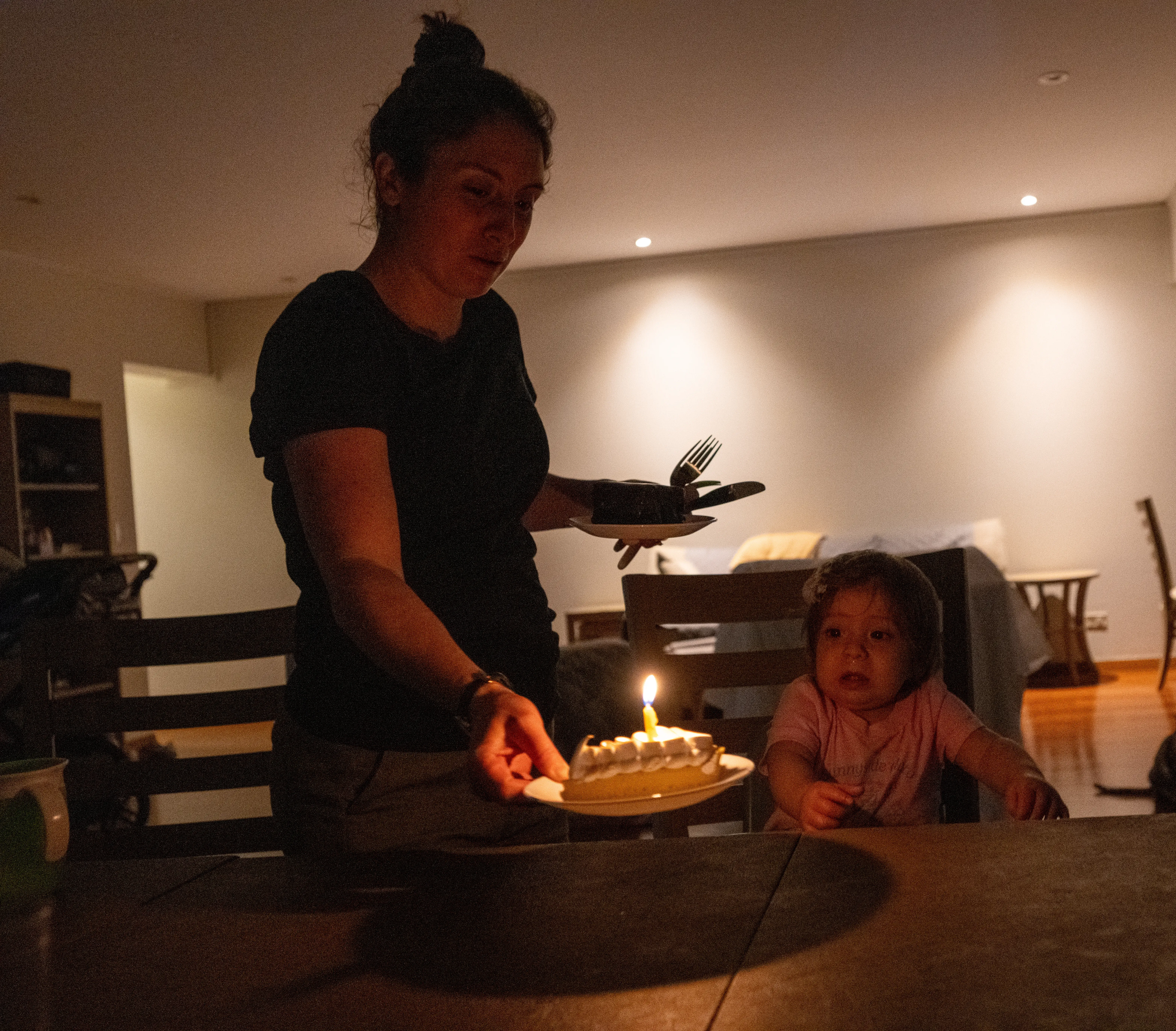 I'm not too sure about this tradition of open flames on PIE. It seems dangerous