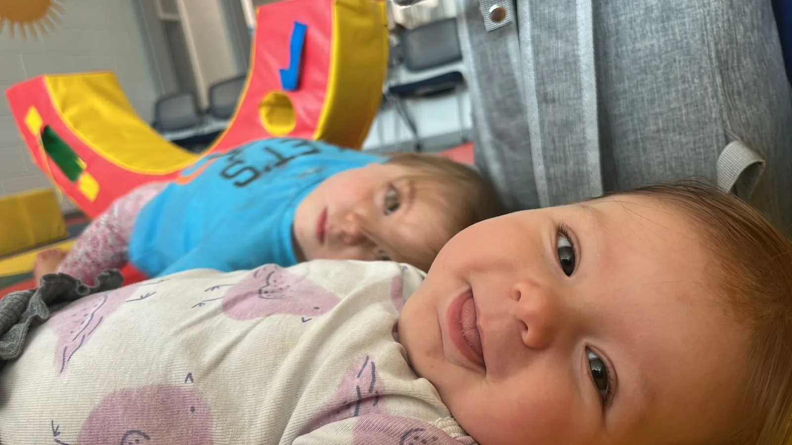 Sonja and me at the local soft playroom